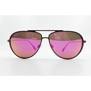 Maui Jim SHALLOWS MJ543-07M Burgundy Sunglasses Mens 59-12-145  8606